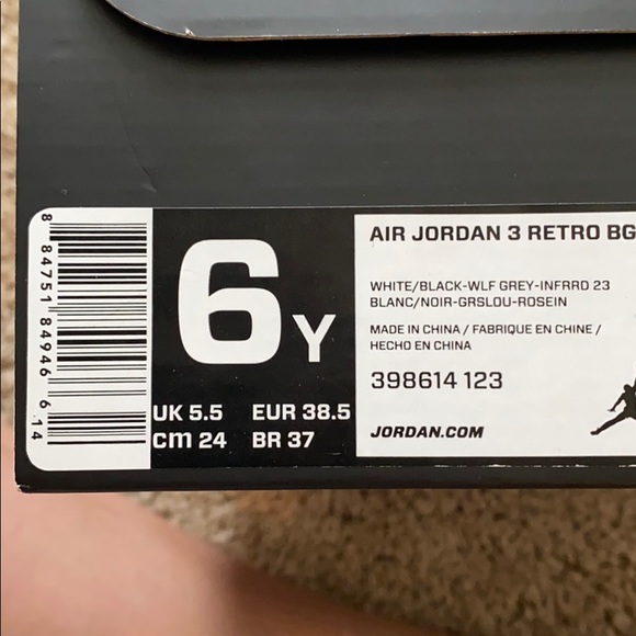 Jordan Retro 3s - Picture 4 of 4